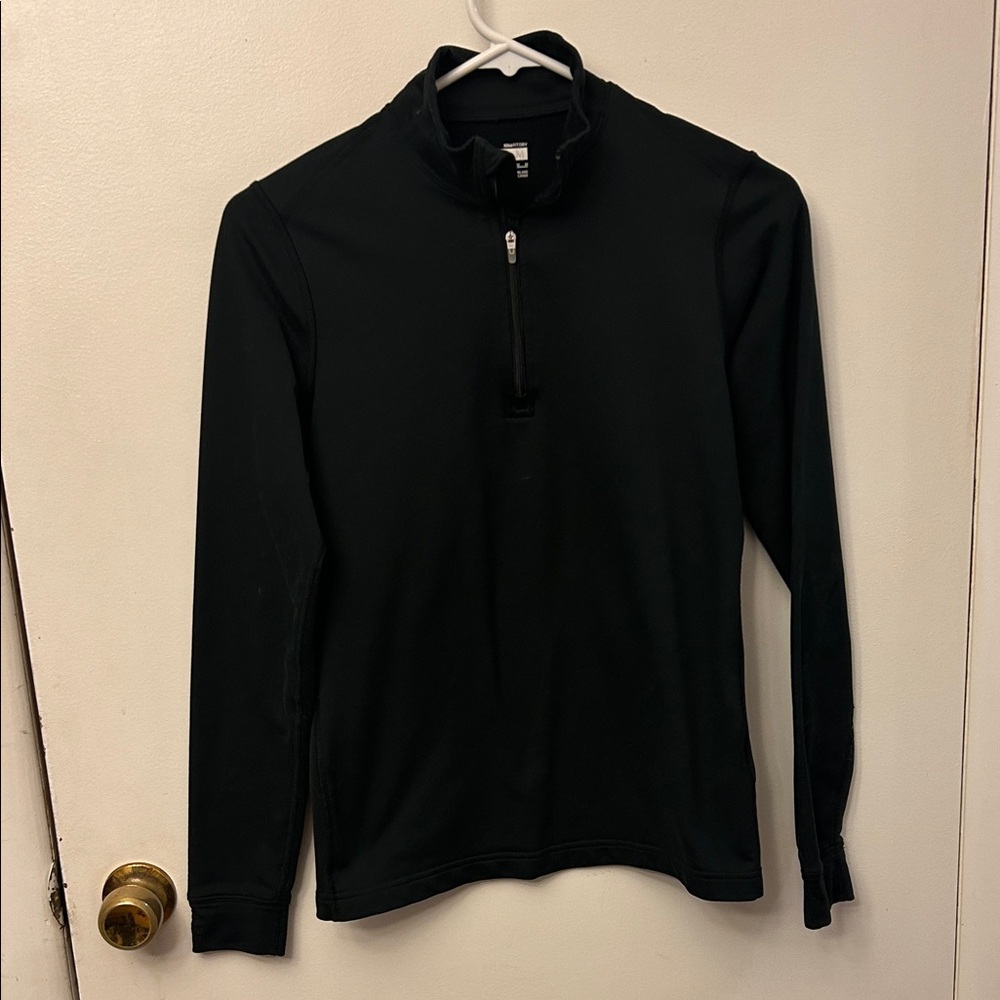Nike Womens Black Zip-Up Shirt Size Medium